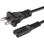 2 Prong Pc Power Cord 5ft