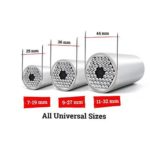 Universal 7mm to 19mm All in One Socket for Ratchet Or Wrench