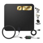 Indoor/Outdoor 4k Professional Flat HDTV Antenna | Digital HD Antenna With Range Up To 190 Kilometers