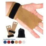 Leather Hand Grips Palm & Wrist Protection for Exercise or Gymnastics