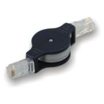 Retractable Ethernet Cat 5 Cable Supporting 10/100/1000 Mbps Gigabit Ethernet | Extends Up to 3 FT!