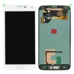 Samsung™ Galaxy S5 S5 SM-G900W8 SM-G900A SM-G900F SM-G900T White LCD Display Touch Screen Digitizer No Home Button Replacement Assembly