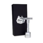 The Shave Factory™ Safety Razor | Variable blade height And stand