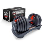 Techshark™ Adjustable Dumbbell Weight Set Fitness Training 50 LB Dumbell